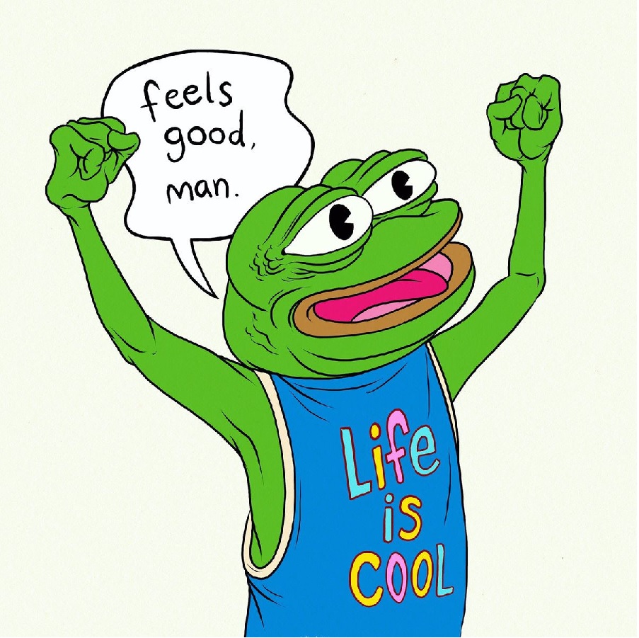 feels good frog